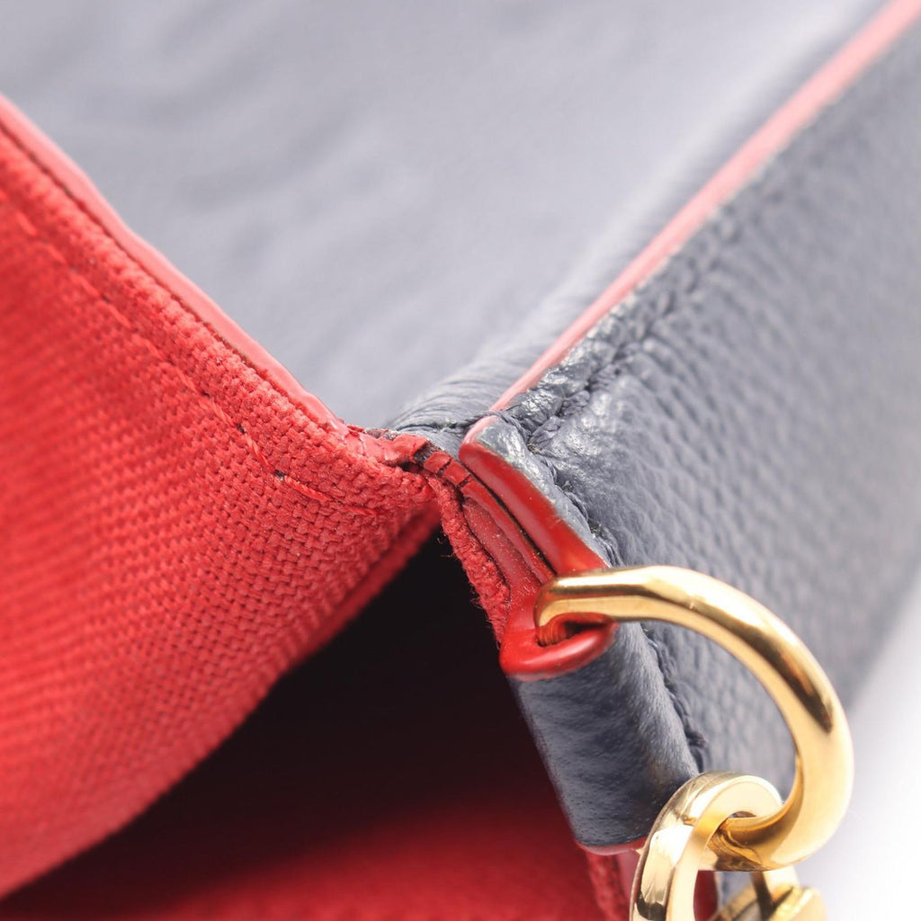 Louis Vuitton Shoulder Bag Pochette Felicie Marie Nourge Leather — view 6