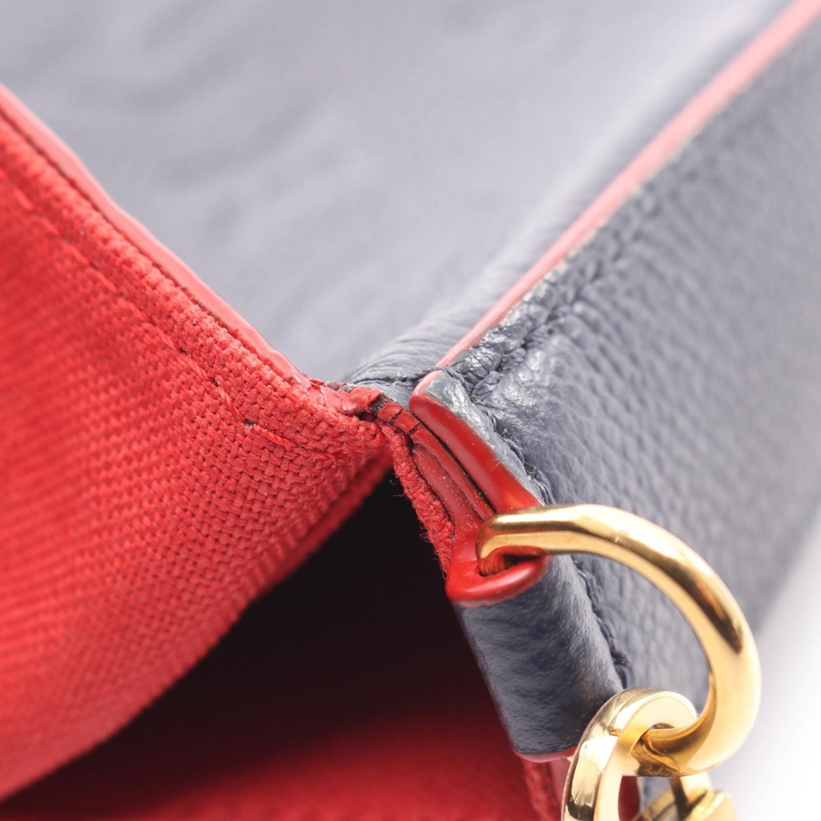 Louis Vuitton Shoulder Bag Pochette Felicie Marie Nourge Leather — view 6
