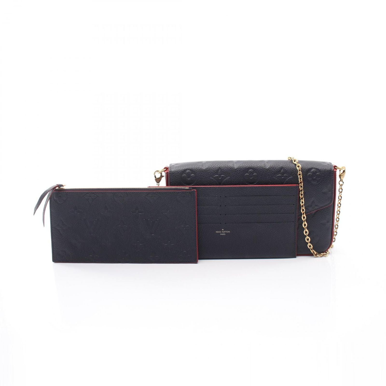 Louis Vuitton Shoulder Bag Pochette Felicie Marie Nourge Leather — view 5