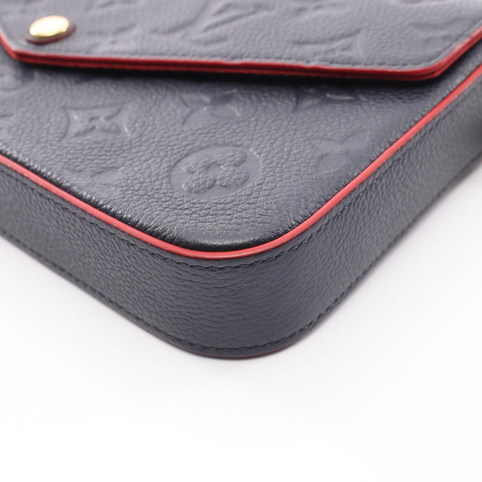 Louis Vuitton Shoulder Bag Pochette Felicie Marie Nourge Leather — view 8