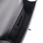 Chanel Shoulder Bag Boy Black Caviar Leather Boy Chain — view 3