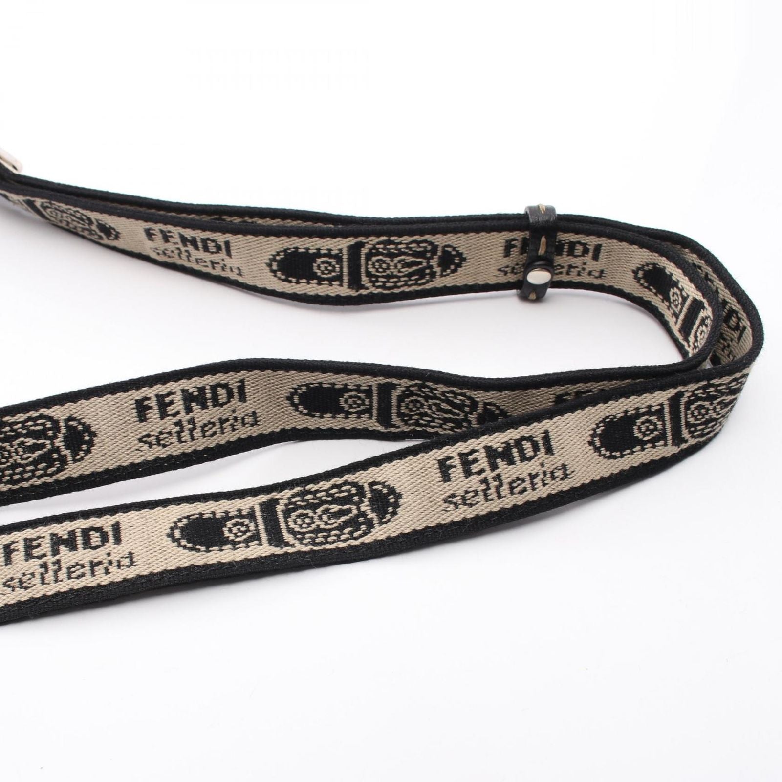 Fendi Shoulder Bag Selleria Black Leather — view 8
