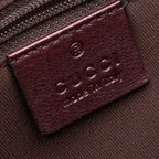 Gucci Shoulder Bag Abbey Beige Brown Canvas Leather — view 4