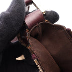 Gucci Shoulder Bag Abbey Beige Brown Canvas Leather — view 9