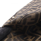Fendi Tote Zucca Brown Canvas Leather Handbag — view 7