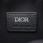 Dior Shoulder Bag Saddle Oblique Beige Navy Canvas Leather — view 4
