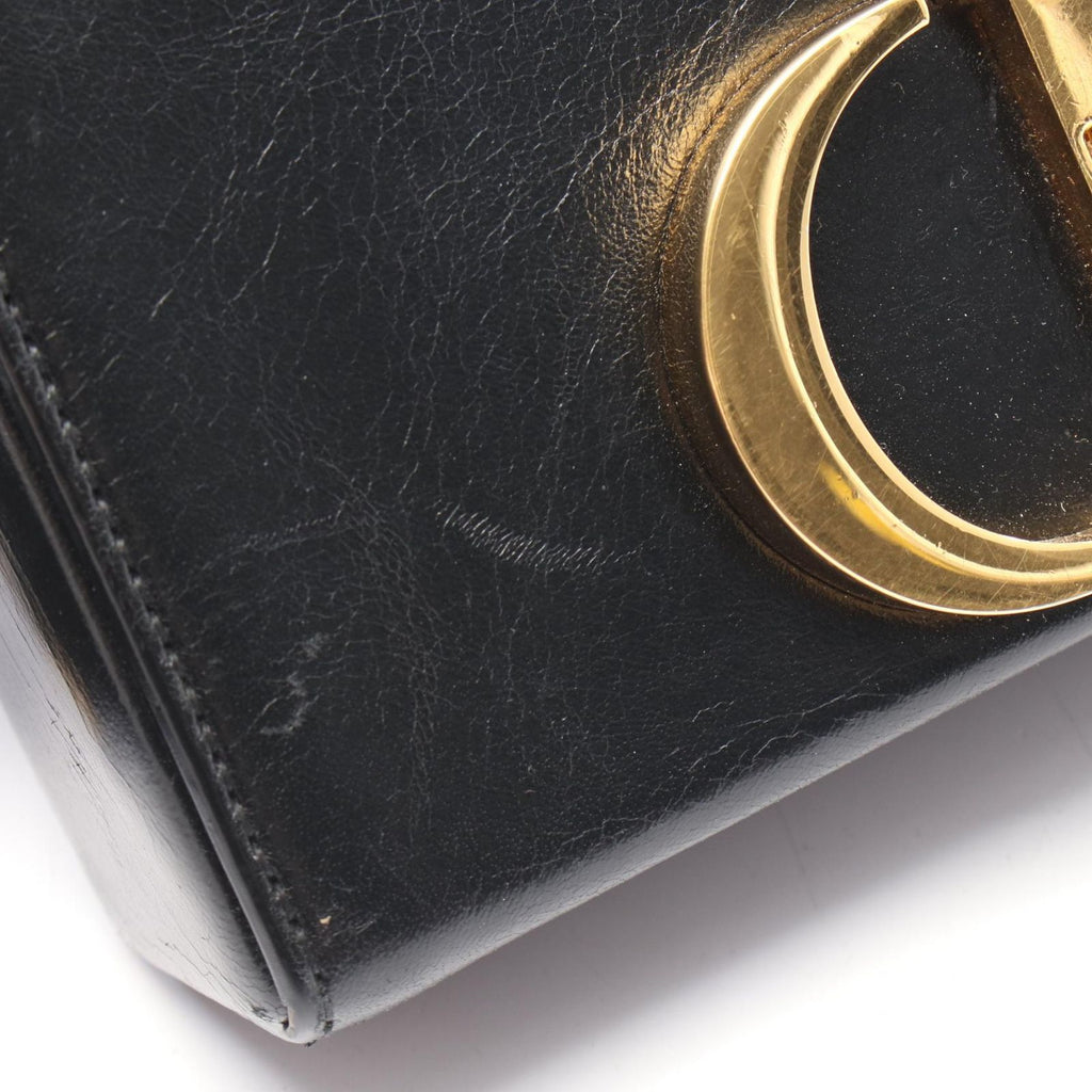 Dior Shoulder Bag 30 Montaigne Box Black Leather — view 6
