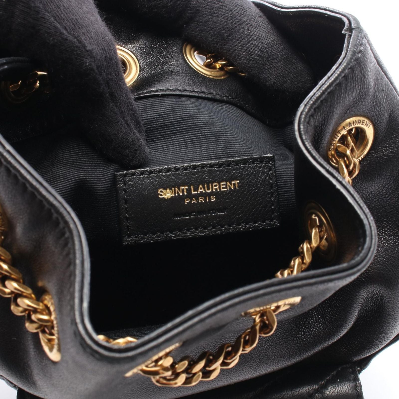 Saint Laurent Paris Shoulder Bag Joe Mini Black Leather — view 4