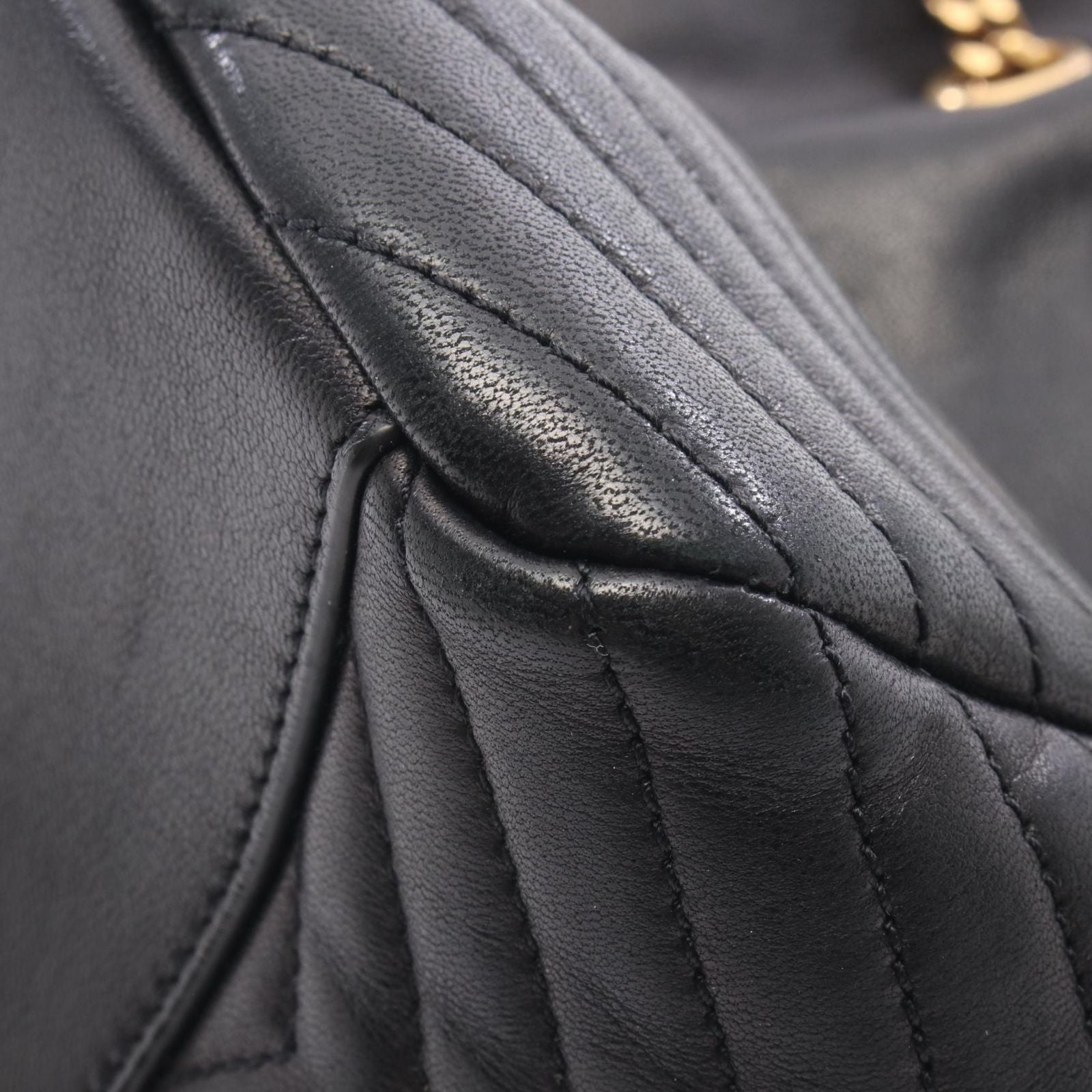 Saint Laurent Paris Shoulder Bag Joe Mini Black Leather — view 7