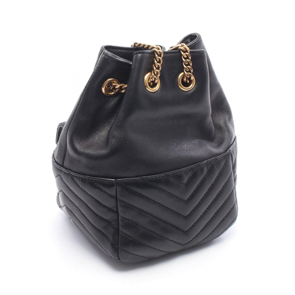 Saint Laurent Paris Shoulder Bag Joe Mini Black Leather — view 2