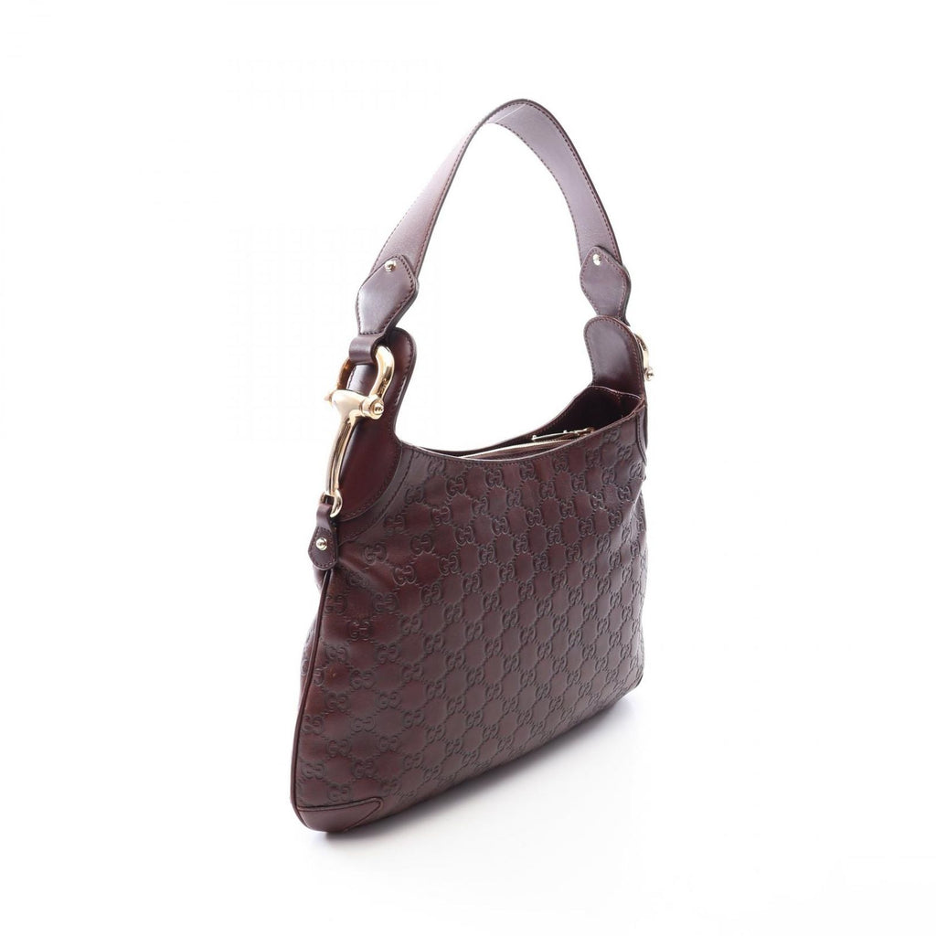 Gucci Shoulder Bag Horsebit Guccissima Brown Leather Oneshoulder — view 2