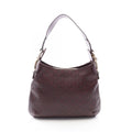 Gucci Shoulder Bag Horsebit Guccissima Brown Leather Oneshoulder