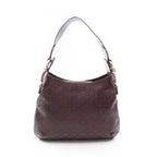 Gucci Shoulder Bag Horsebit Guccissima Brown Leather Oneshoulder