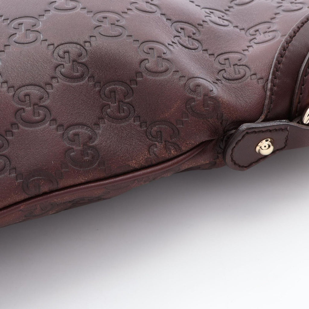 Gucci Shoulder Bag Horsebit Guccissima Brown Leather Oneshoulder — view 9