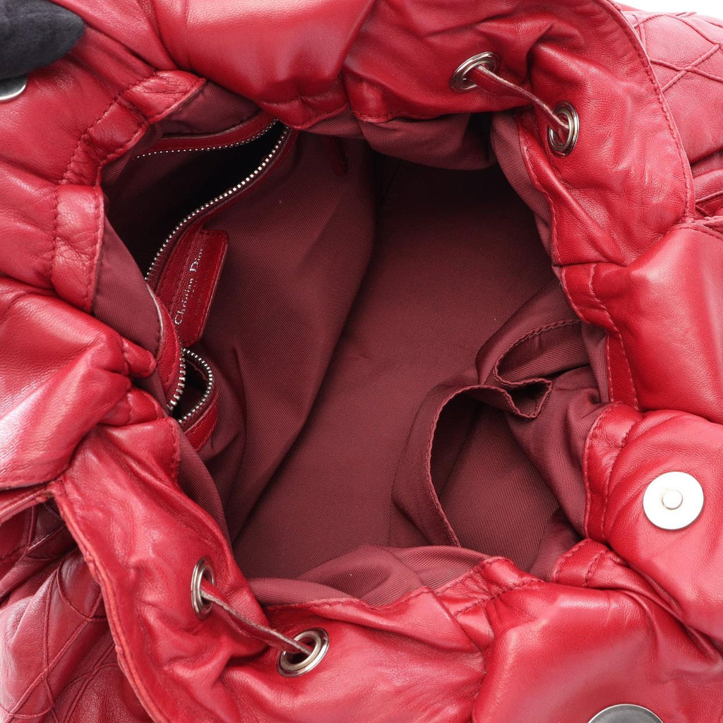 Dior Tote Letranto Chain Shoulder Red Leather — view 3