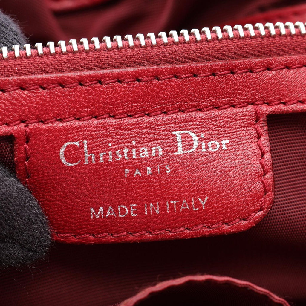 Dior Tote Letranto Chain Shoulder Red Leather — view 4