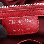Dior Tote Letranto Chain Shoulder Red Leather — view 4