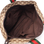 Gucci Tote GG Pattern Sherry Line Beige Canvas Leather — view 3