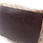 Gucci Tote GG Pattern Sherry Line Beige Canvas Leather — view 5