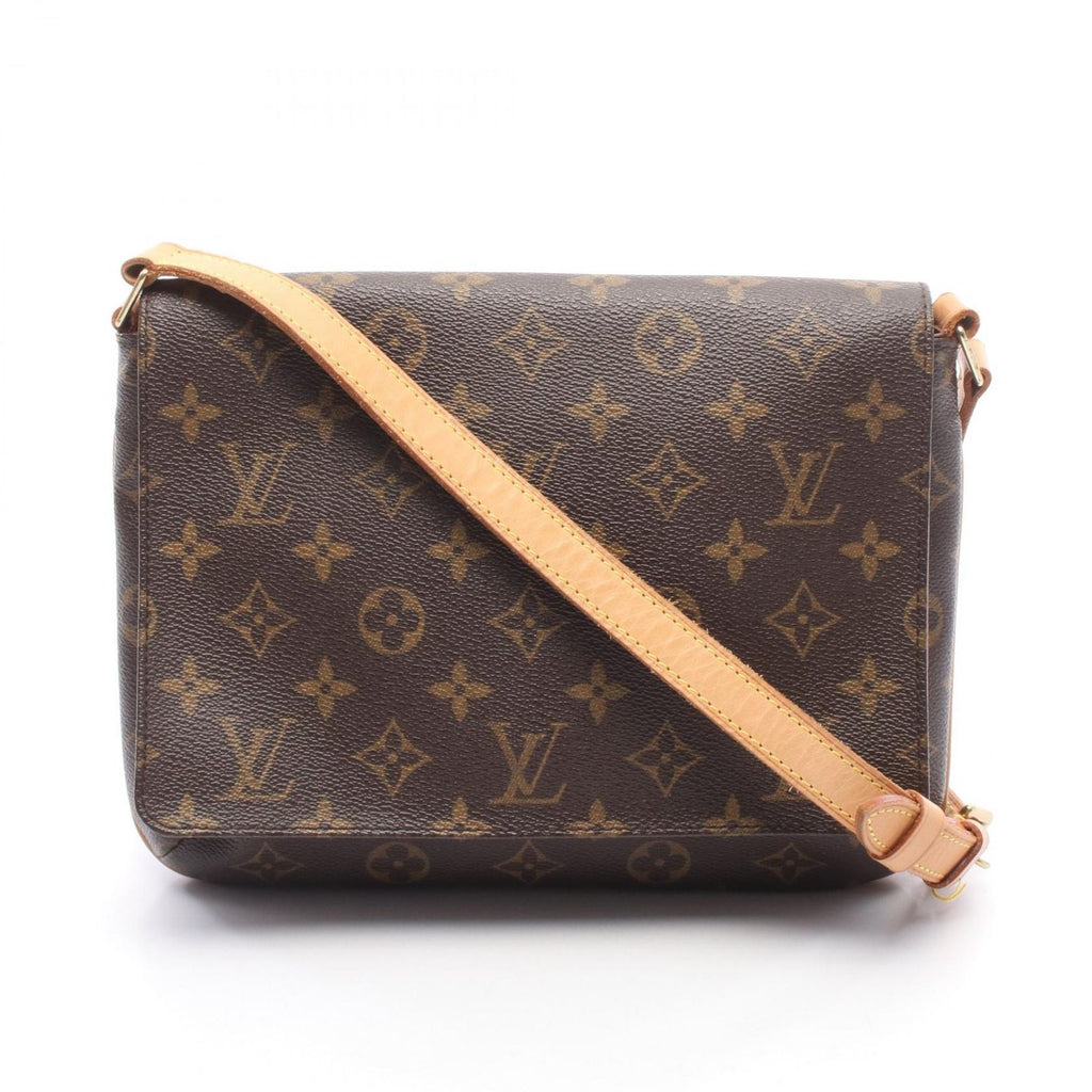 Louis Vuitton Shoulder Bag Musette Tango Long Strap Canvas Leather
