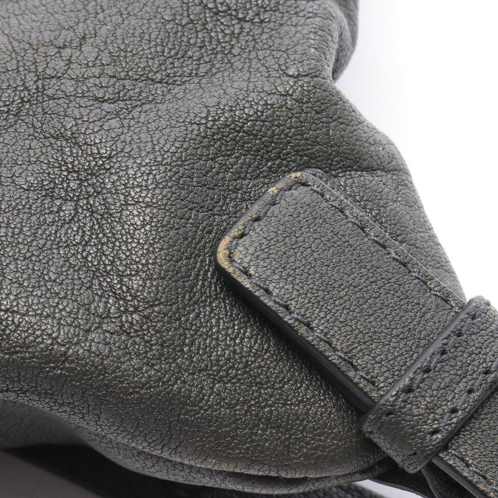 Bottega Veneta Backpack Intrecciato Gray Blue Leather — view 5