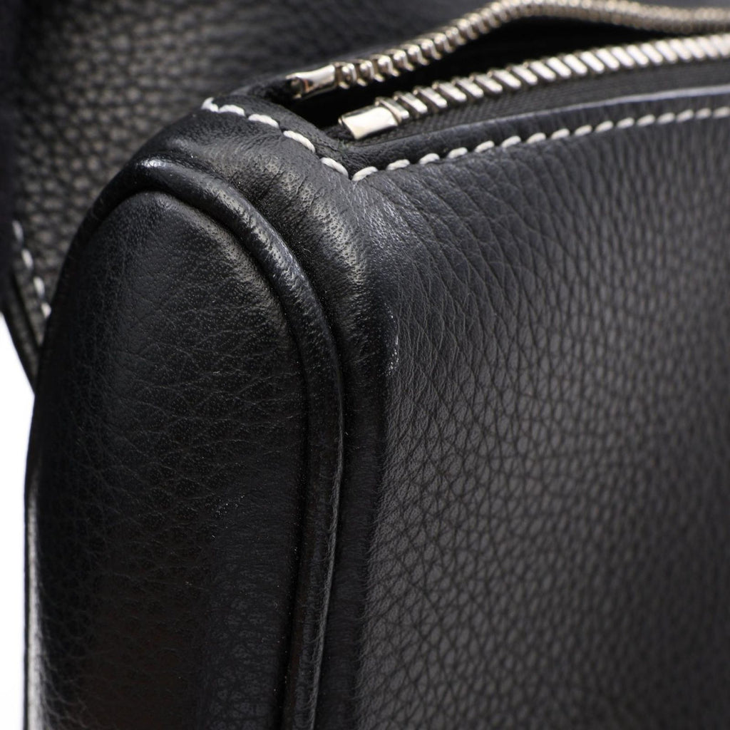 Dior Waist Bag Saddle Black Leather — view 7