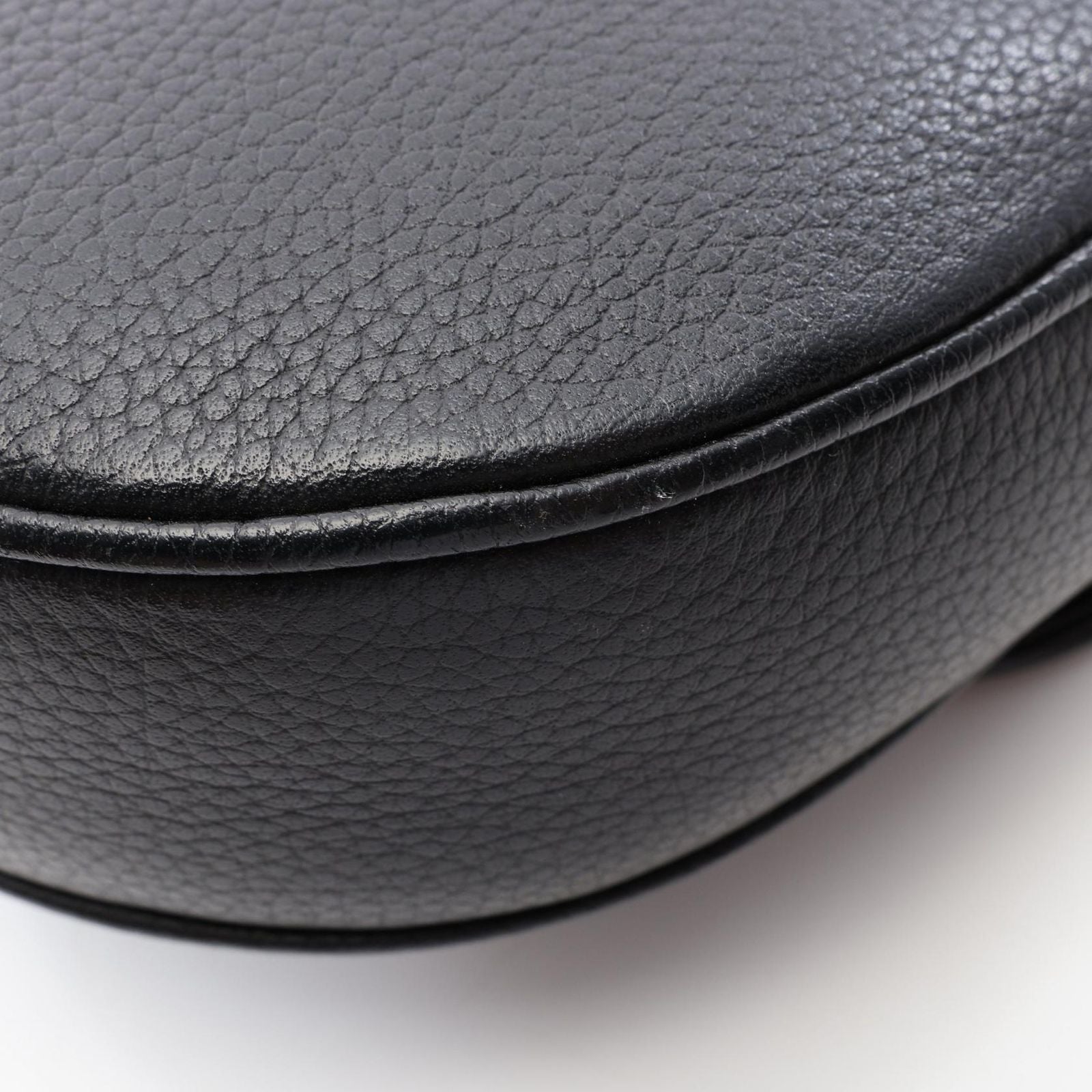 Dior Waist Bag Saddle Black Leather — view 5
