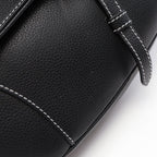 Dior Waist Bag Saddle Black Leather — view 6