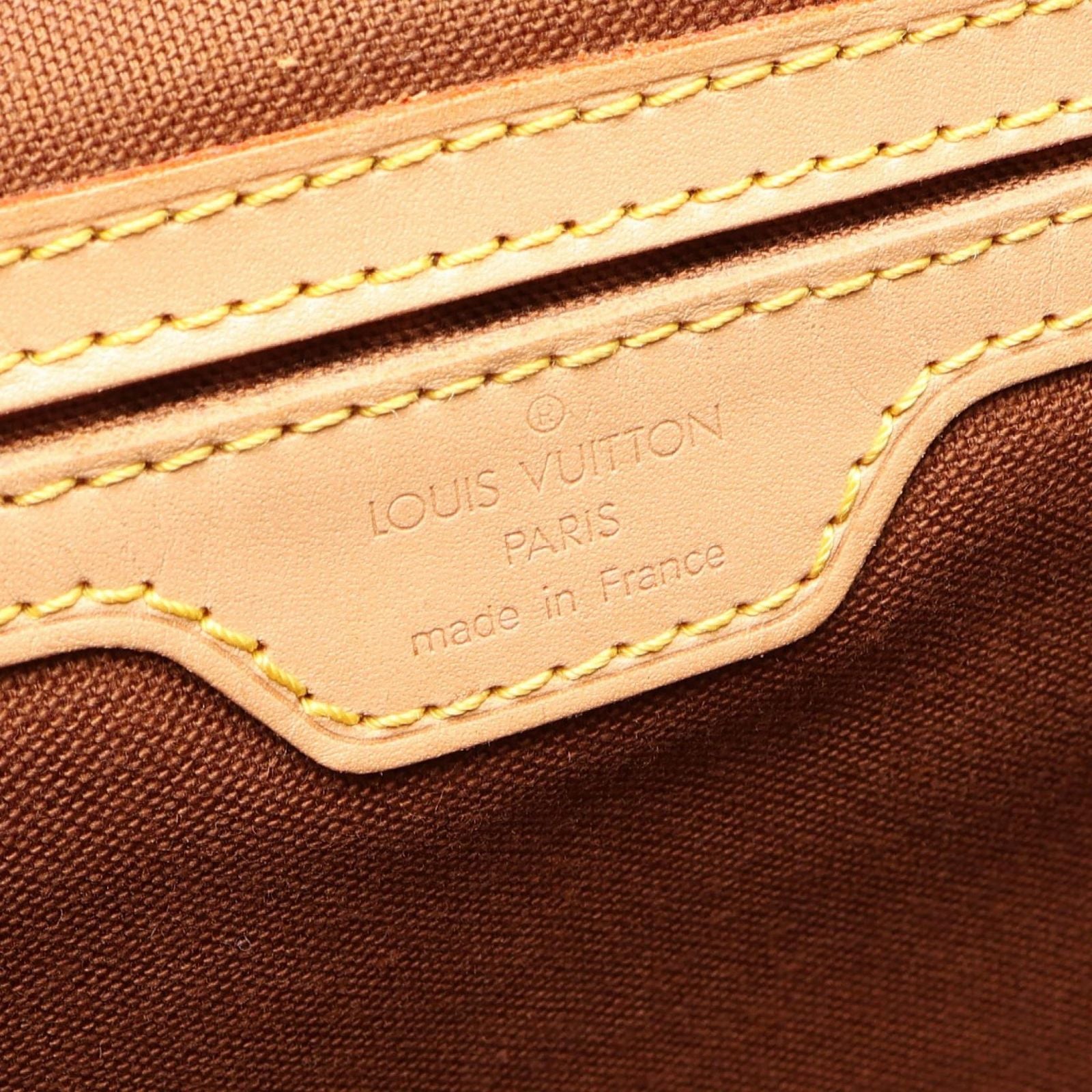 Louis Vuitton Backpack Montsouris GM Canvas Leather — view 4