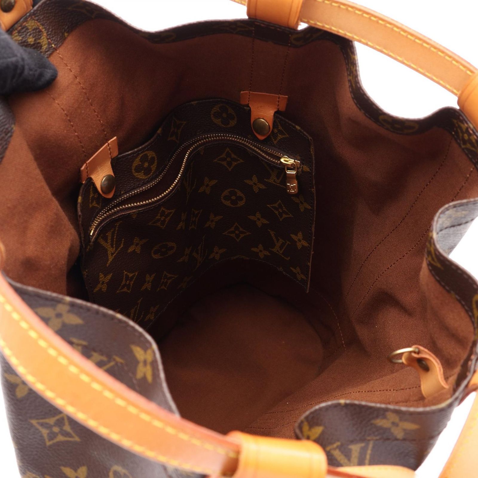 Louis Vuitton Shoulder Bag Randonnee GM Canvas Leather — view 3