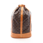 Louis Vuitton Shoulder Bag Randonnee GM Canvas Leather