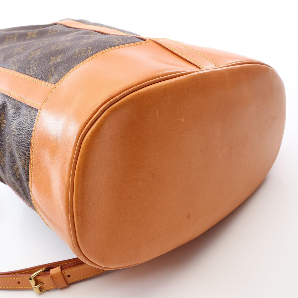 Louis Vuitton Shoulder Bag Randonnee GM Canvas Leather — view 9