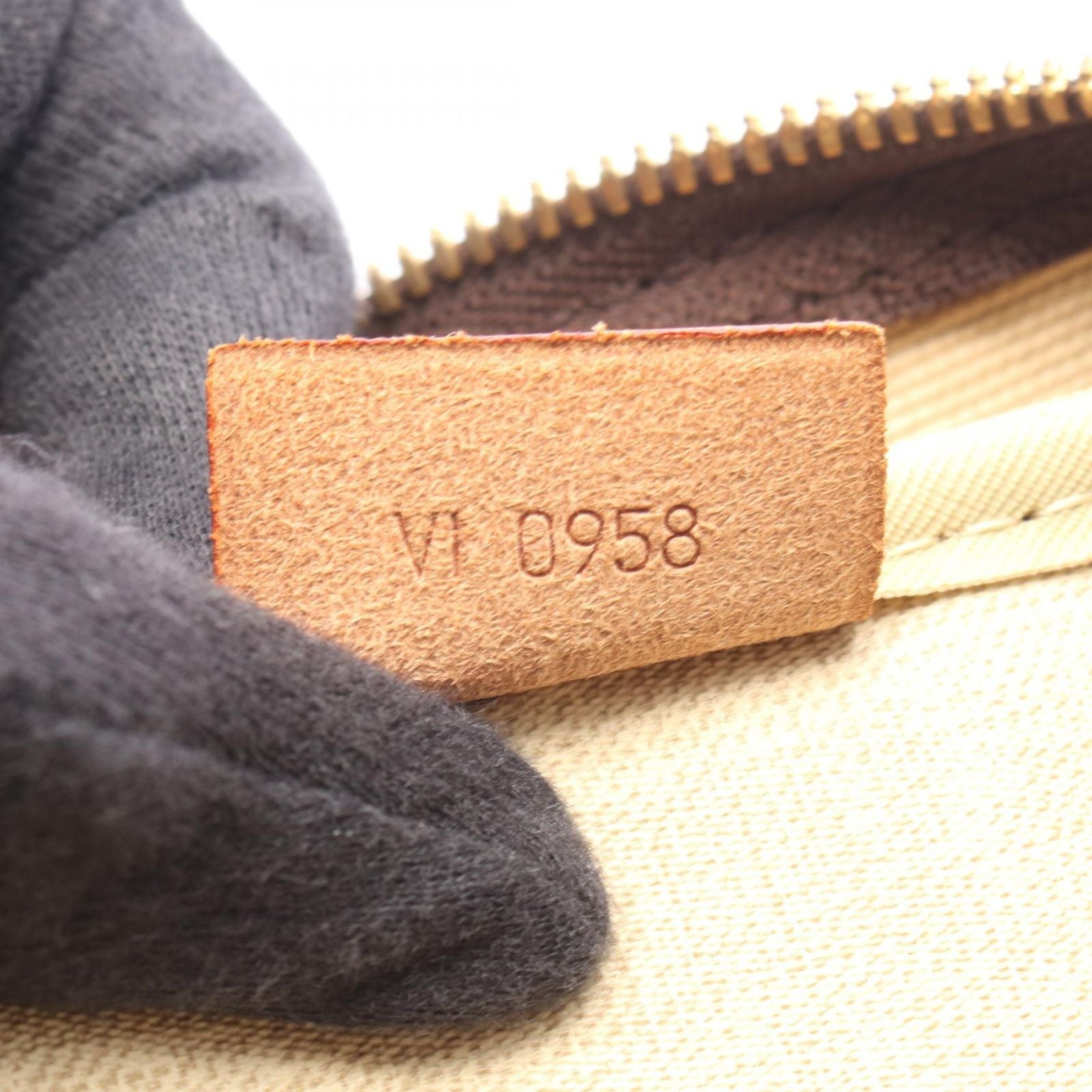 Louis Vuitton Handbag Deauville Bowling Vanity Canvas Leather — view 5