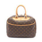 Louis Vuitton Handbag Deauville Bowling Vanity Canvas Leather