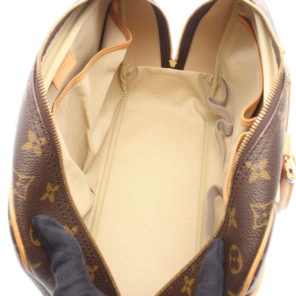 Louis Vuitton Handbag Deauville Bowling Vanity Canvas Leather — view 3