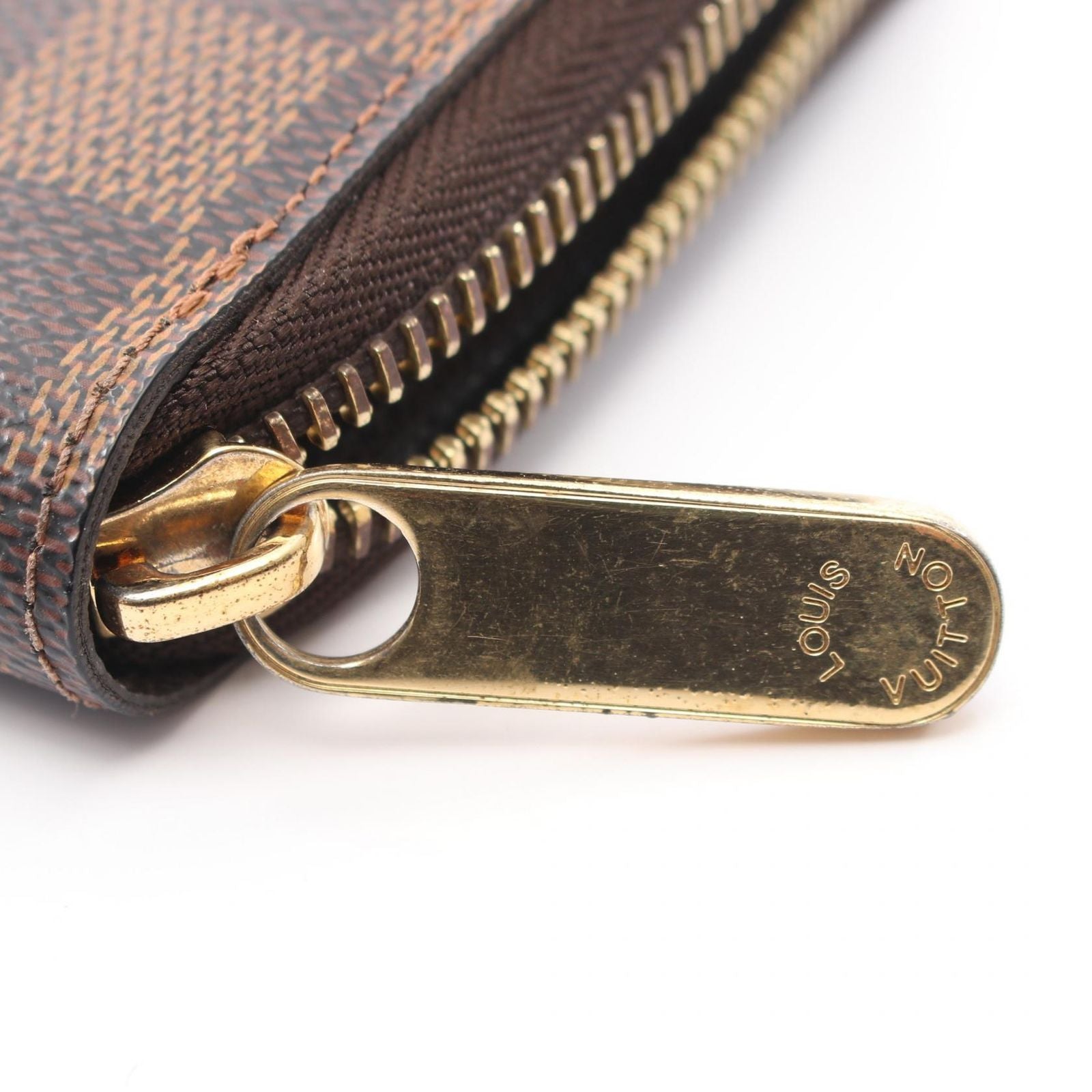 Louis Vuitton Round Wallet Zippy Damier Ebene — view 8