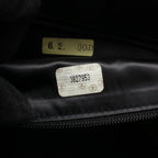 Chanel Handbag Quilted Black Caviar Leather Kiss Lock Chain — view 5