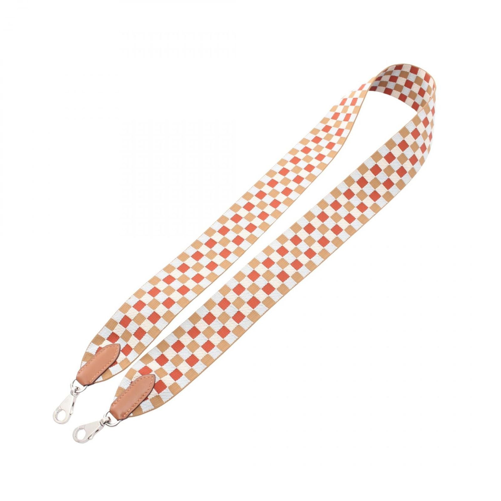 Hermes Shoulder Strap Bandouliere Sangle Caval Chai Nata Blue Plume Go — view 2