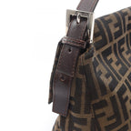Fendi Handbag Mamma Bucket Zucca Brown Canvas Leather — view 6