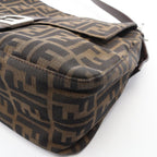 Fendi Handbag Mamma Bucket Zucca Brown Canvas Leather — view 5