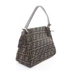 Fendi Handbag Mamma Bucket Zucca Brown Canvas Leather — view 2