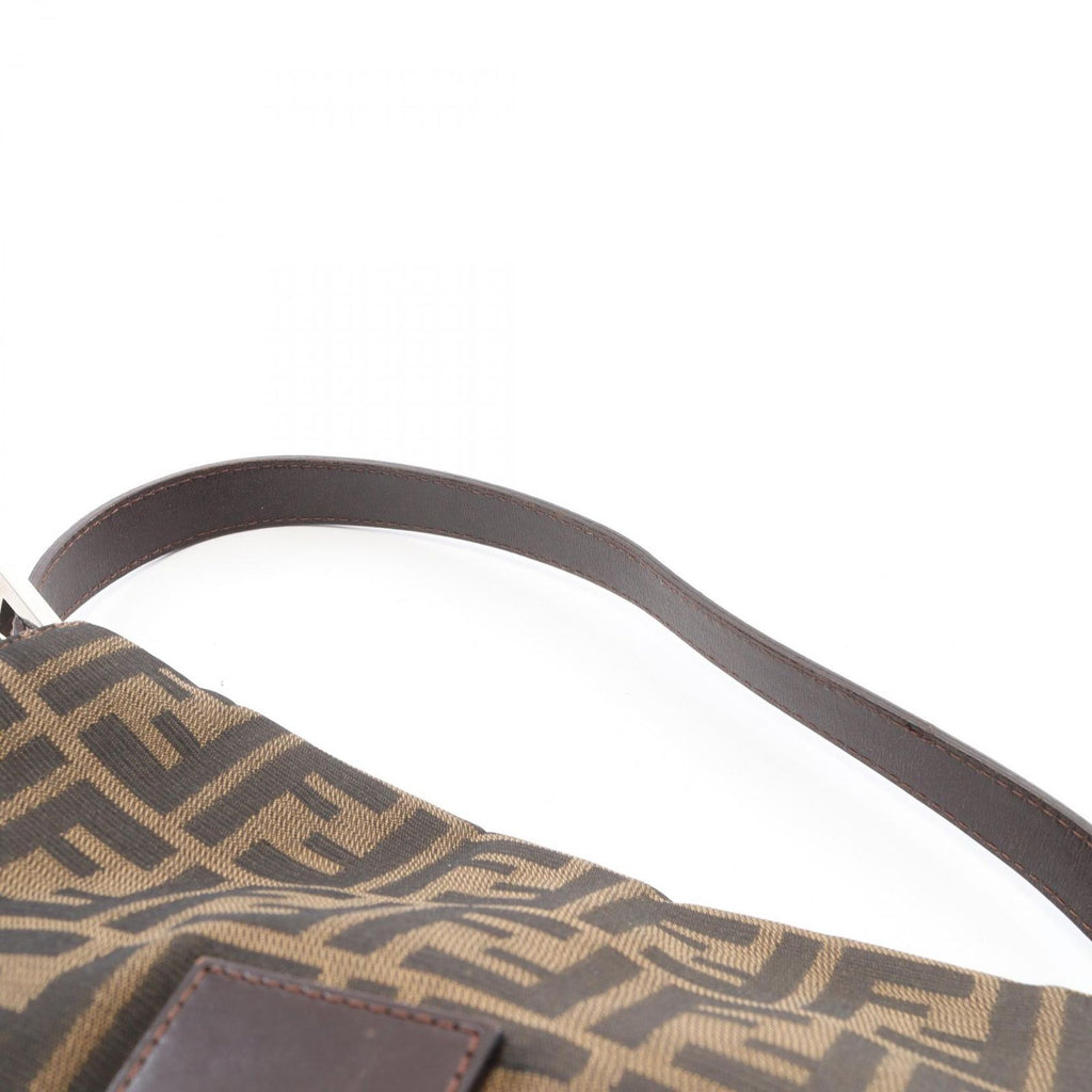 Fendi Handbag Mamma Bucket Zucca Brown Canvas Leather — view 8