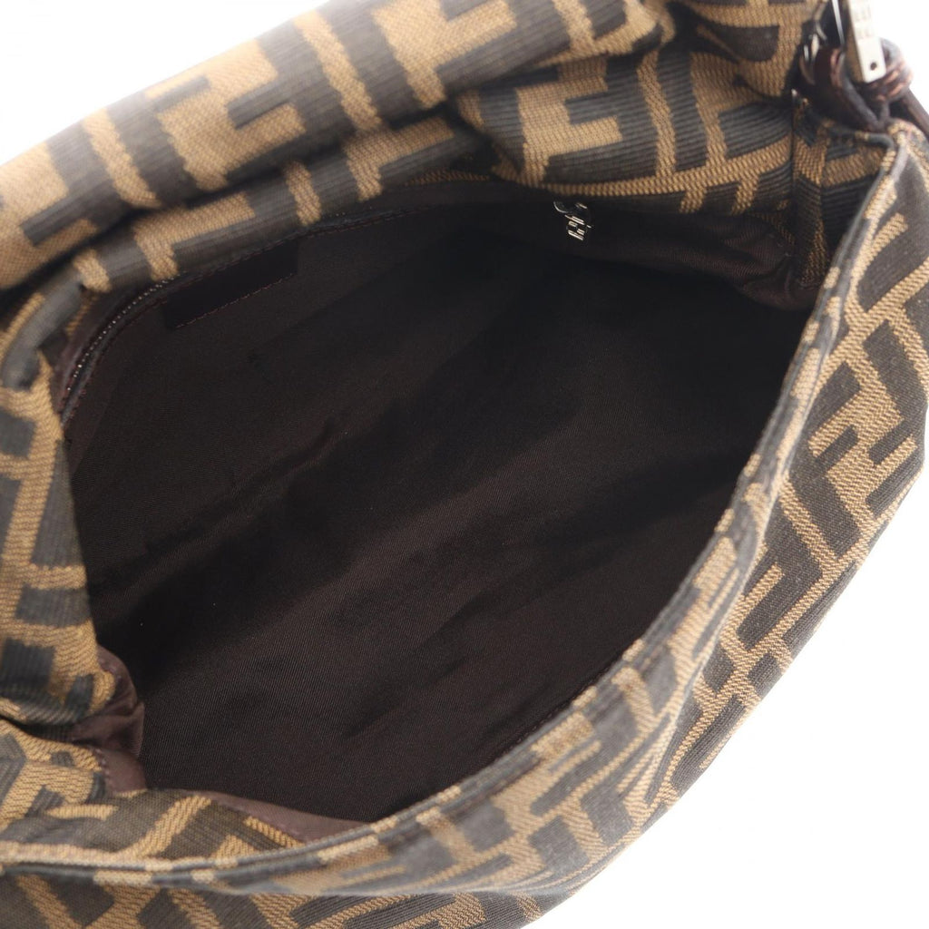 Fendi Handbag Mamma Bucket Zucca Brown Canvas Leather — view 3