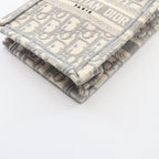 Dior Handbag Book Tote Vertical Mini Phone 2-Way Gray White Canvas Oblique — view 5