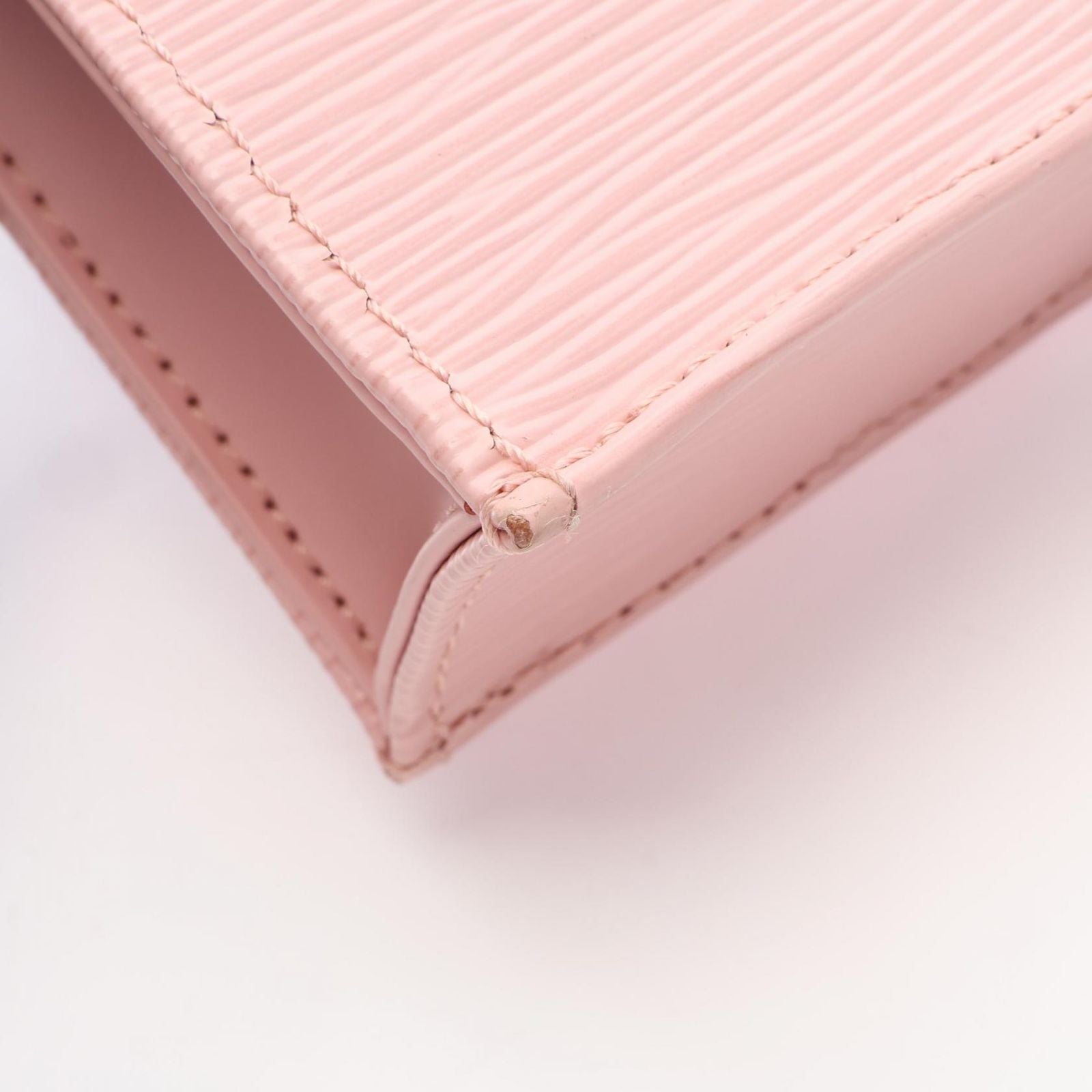 Louis Vuitton Handbag Sac Plat Epi Rosevalerine 2-Way Leather Petite — view 9
