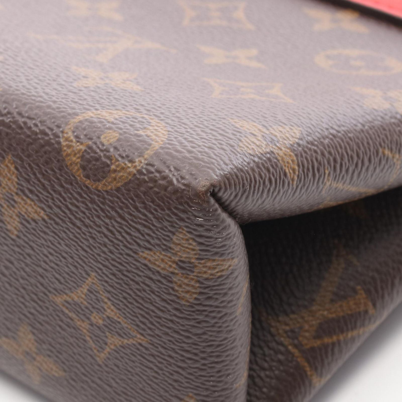 Louis Vuitton Handbag Locky BB Monogram Coquelicot 2-Way Canvas Leather — view 6