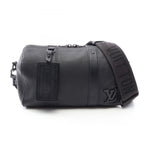 Louis Vuitton Shoulder Bag City Keepall Noir Leather