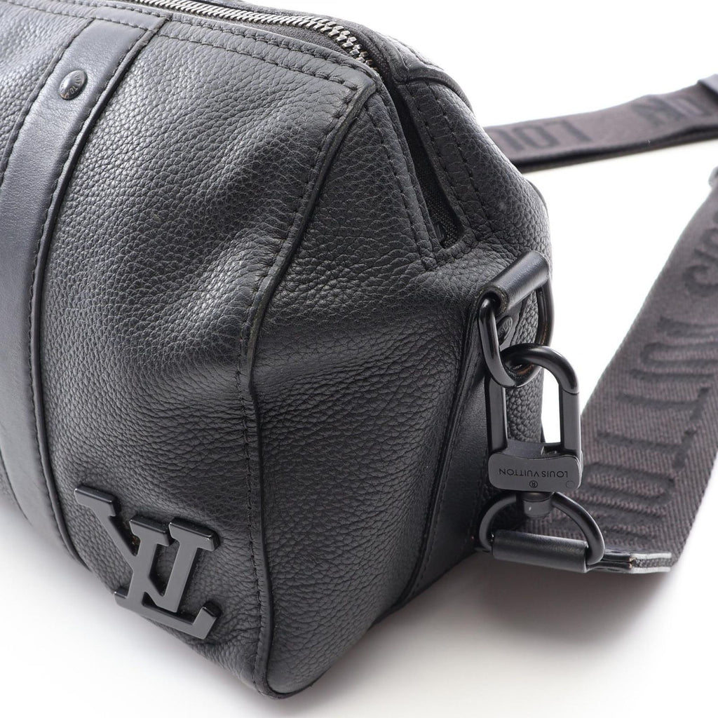 Louis Vuitton Shoulder Bag City Keepall Noir Leather — view 9