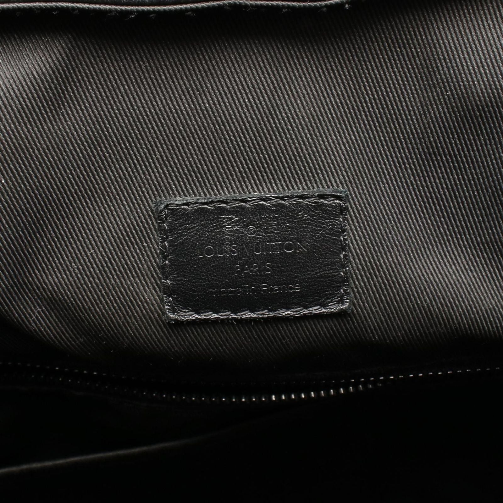 Louis Vuitton Backpack Christopher MM Monogram Taurillon Noir Leather — view 4