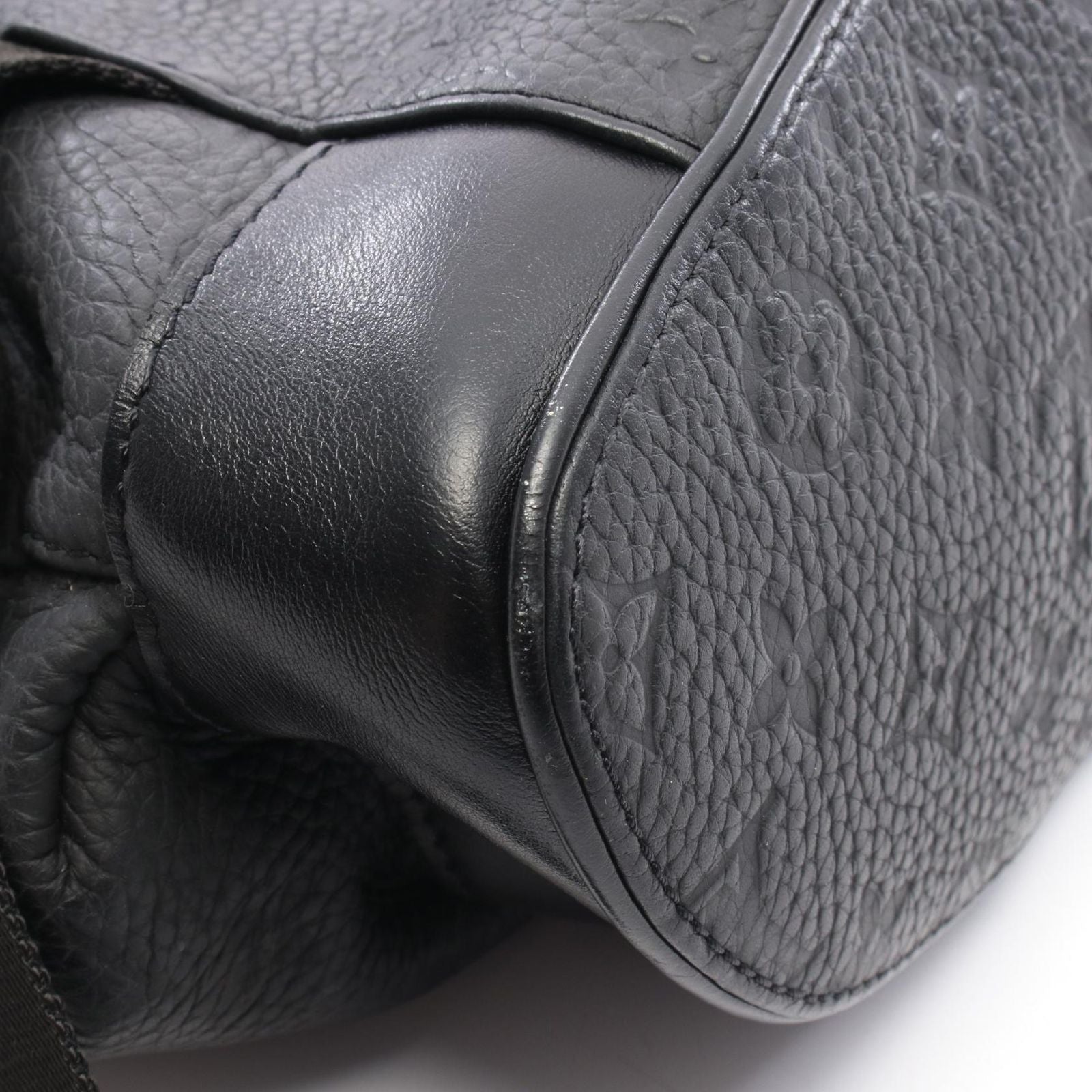 Louis Vuitton Backpack Christopher MM Monogram Taurillon Noir Leather — view 6